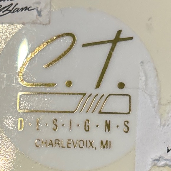 C. T. Designs Mid Century Organic Form Signed Sculpture Vase - Picture 15 of 15